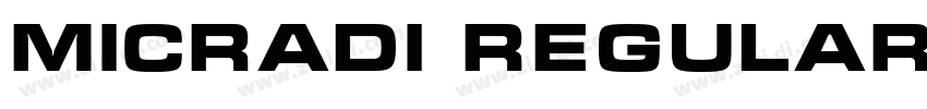 MicraDi Regular字体转换